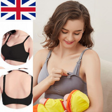 Seamless nursing maternity bra