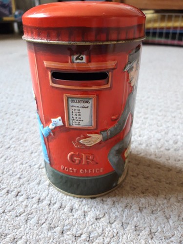 Red post box money - post,