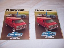 (2) 1979 Chevy Van Dealer