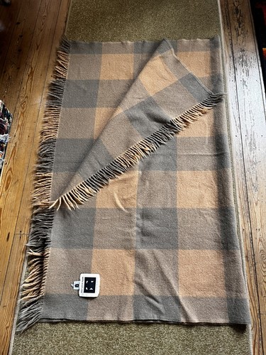 Pure wool fringed - pure,
