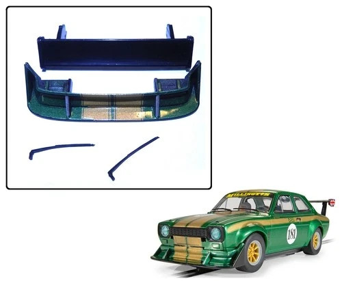 Scalextric green ford escort - ford,