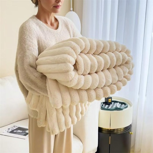 Fluffy fleece blanket for - blanket, bed