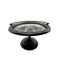Antique Silver Plated Pedestal