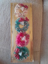 4 Vintage Xmas Tree
