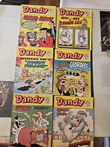 Vintage dandy comic library - vintage,