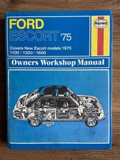 FORD ESCORT MK 2 SPORT GHIA L GL POPULAR POPULAR PLUS ESTATE 1975 HAYNES MANUAL 