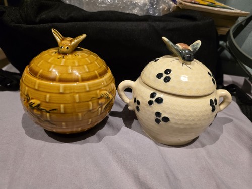 Vintage honey pots without - x,