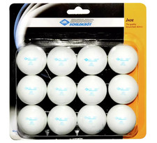 Sure Shot Matthew Syed Plastic Table Tennis Balls White 40 mm Pack of 12