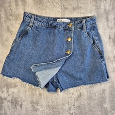 Zara Denim Wrap Skort - Size S