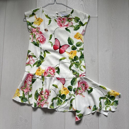 Monnalisa girls floral dress - dress, 6
