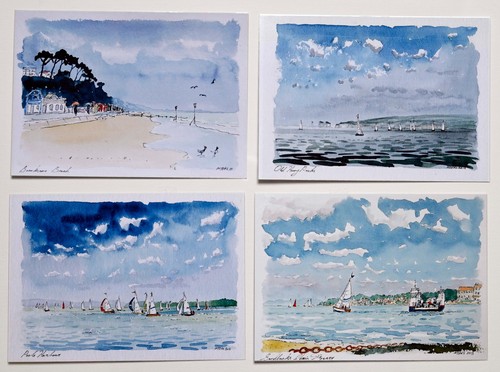 Set artist watercolour - of,