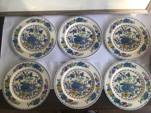 Masons regency plates - masons, side