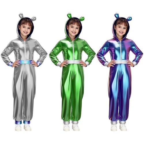 Kids girls bodysuit robot - kids,