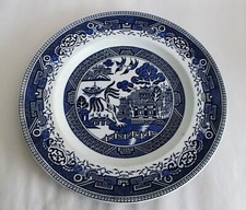 Washington Pottery, OLD WILLOW Dinner Plate.