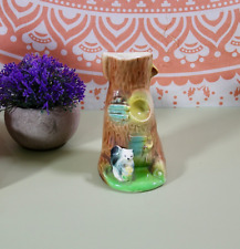 Vintage Vase Eastgate Fauna Hornsea Squirrel Log House Vase