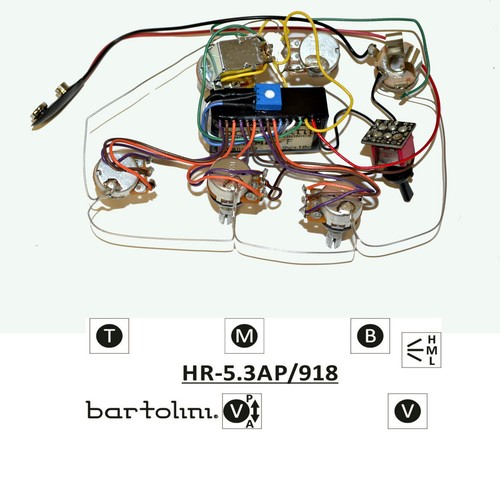 Bartolini 3ap pre wired - bartolini, 3