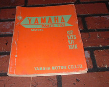 GENUINE YAMAHA YJ2 YJ2S YJ1 YJ1K ILLUSTRATED SPARE PARTS LIST . DECEMBER 1967.