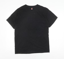 Hanes Men's Black Sports