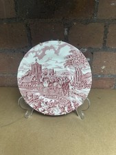 Vintage Myott Royal Mail Red & White Side/Bread Plate