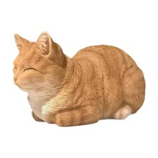 Sleeping Cat Statue Kitty