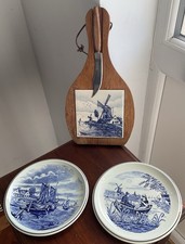 Vintage Delft Cheeseboard and
