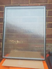 64cm x 51cm Double Glazing Frosted Window Pane / Unit (no frame). Never Fitted.