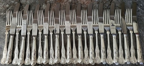 Silver plated queens pattern - plated,