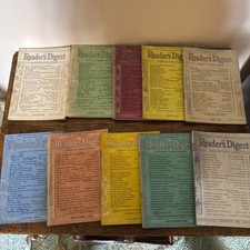 10 Vintage 1941 Reader's Digest Magazine Missing july WWII Era