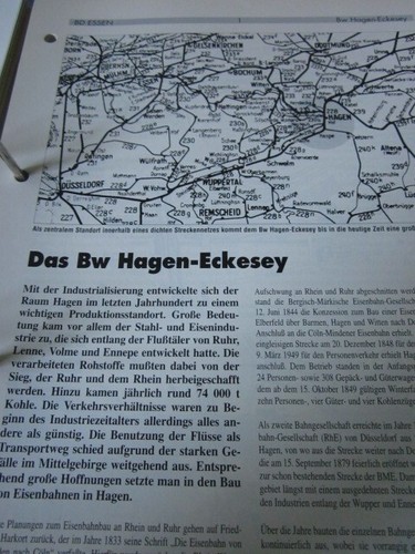 Documentation with track plan