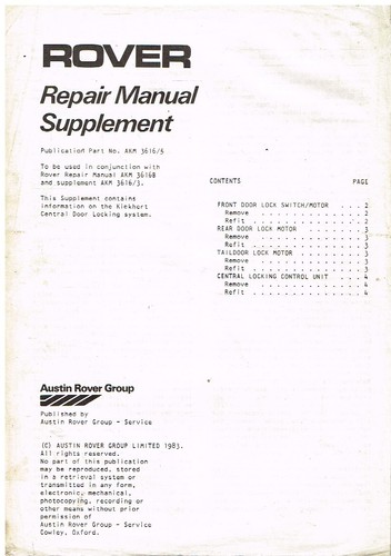Rover sd1 2000 2300 2600 - 2000, 3500