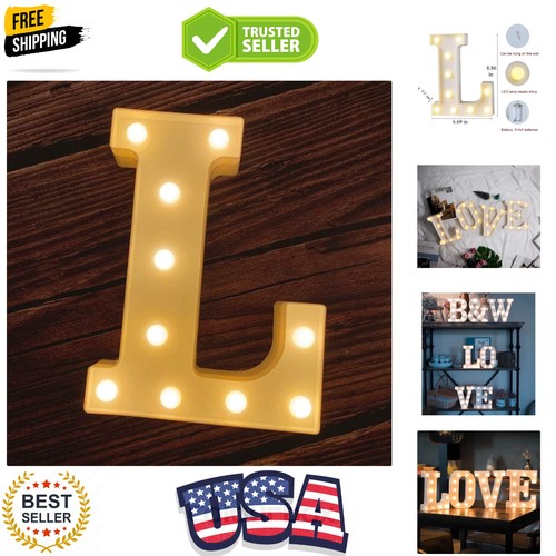 Marquee light letters - up, |