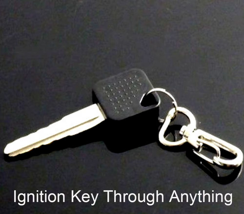Ignition key through - ignition,