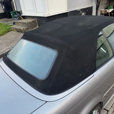 BMW E46 CONVERTIBLE HOOD ROOF WITH GLASS REAR WINDOW 