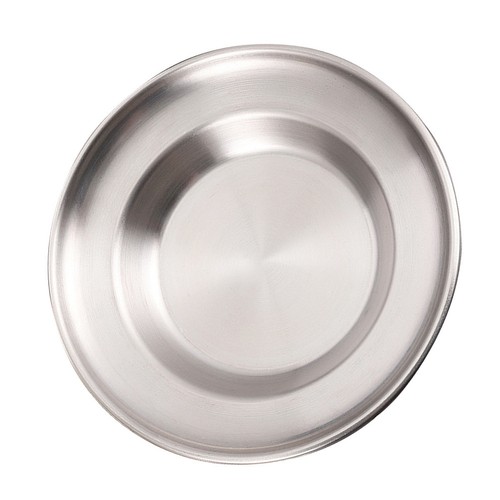 Stainless steel plate round - stainless,