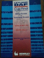Bristol Rovers V Tranmere Rovers 20/05/1990 - Leyland DAF Cup Final