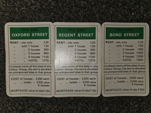 Monopoly 1940s mortgaged - monopoly,