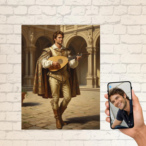 Personalized renaissance bard - personalized,