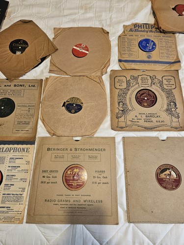 Shellac records collection - shellac,