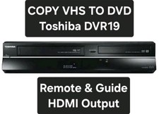 Toshiba VHS DVD Recorder HDMI