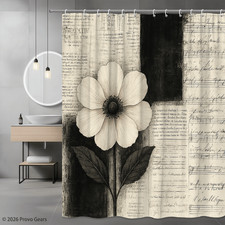 Floral Shower Curtain with