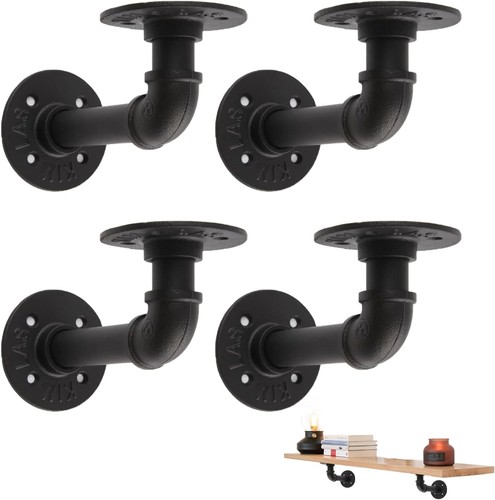 Pipe shelf brackets - 4x,