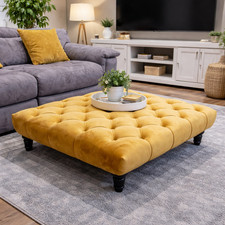 Large Chesterfield Upholstered
