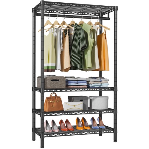 Heavy duty garment rack - garment, tier