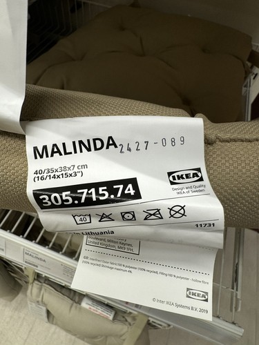 Ikea malinda chair cushion - malinda,