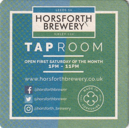 Beer mat horsforth brewery - beer,
