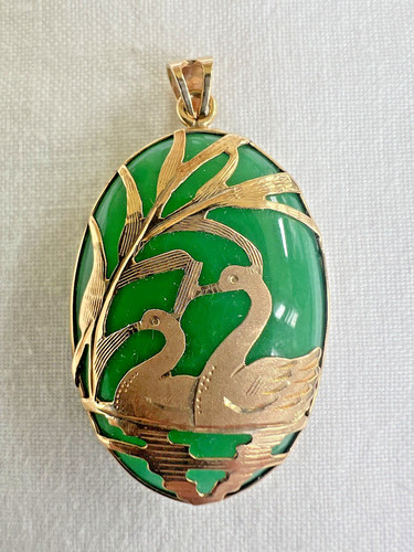 Vtg chinese solid 14k - solid, gold