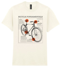 Cycling Fundamentals T-Shirt Mens Womens Gift Road Biker Mountain Bicycle Bike