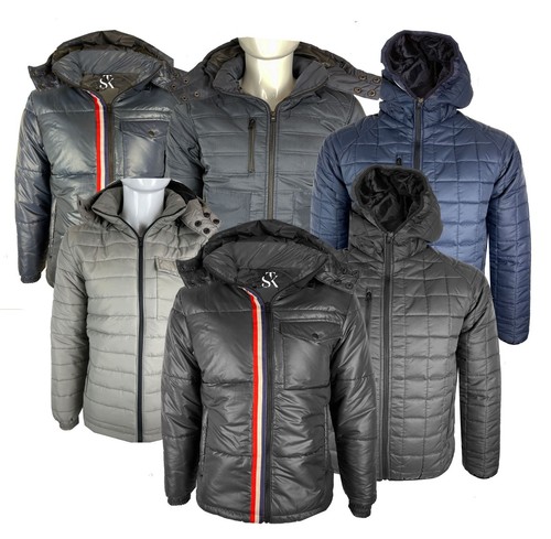 Mens jackets zip quilted - jackets,