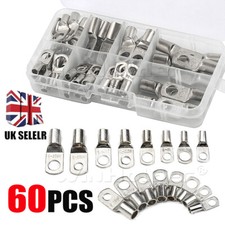 60PCS Cable Lugs Copper Ring