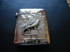 Beautiful rare French silver antique vesta case circa 1900